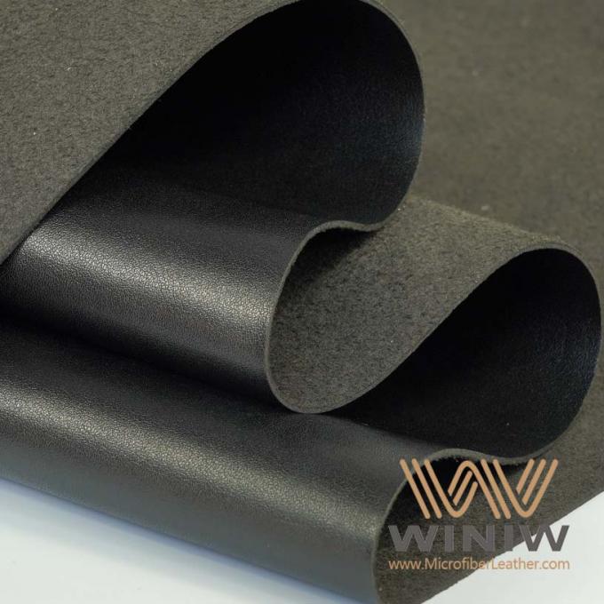 cuir artificiel lisse d'unité centrale de Microfiber de miroir de 0.8mm pour la mousse de Vegan de sacs