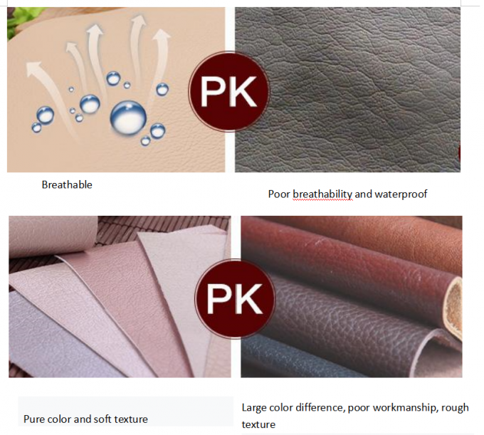 Série en cuir du NP de faux d'Eco pour des tapis en stock