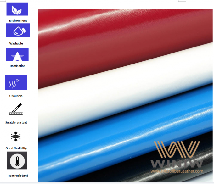 cuir léger et mou de microfiber pour le cuir synthétique de volleyball