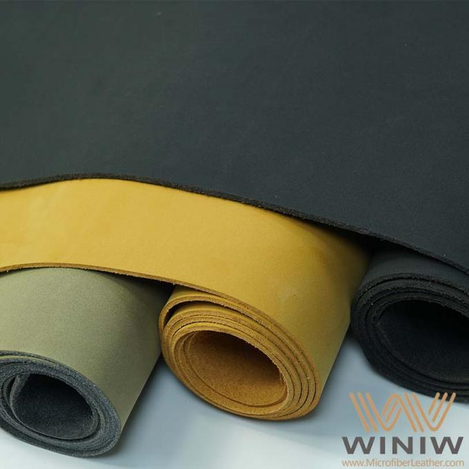 Tissu synthétique résistant de cuir de Microfiber Nubuck d'abrasion supérieure