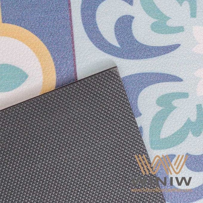 Haut cuir de PVC d'élasticité pour des tapis