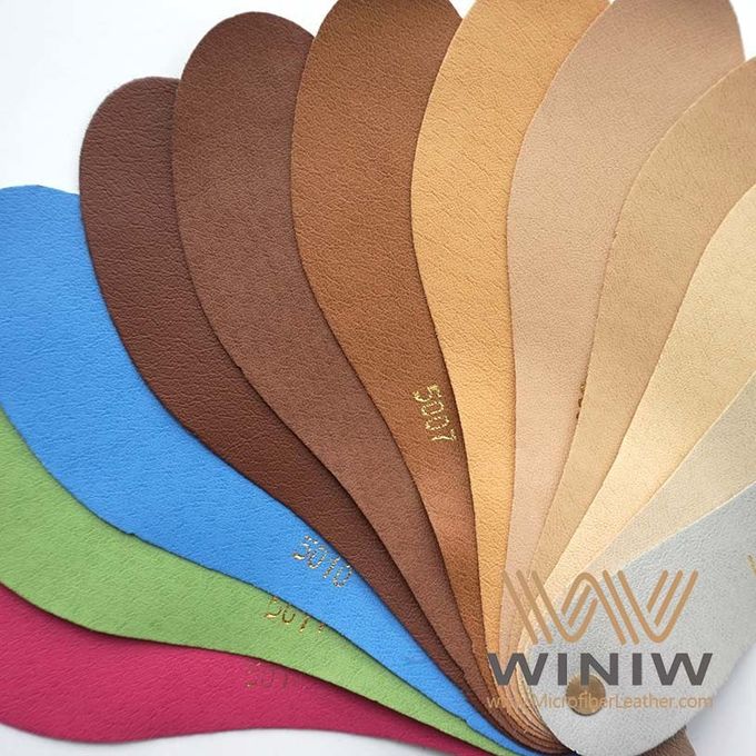 Respirable tout le synthétique de Microfiber de couleurs rayant le matériel pour des chaussures